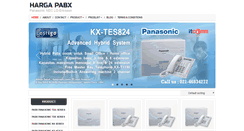 Desktop Screenshot of hargapabx.com