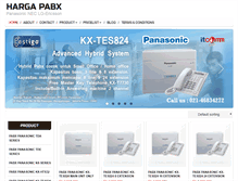 Tablet Screenshot of hargapabx.com